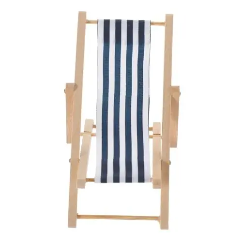 Produktbild: MOLUCKFU Miniatur Faltbarer Strandstuhl Für Puppenhaus Klappbarer Loungesessel Aus Ideal Für Mikrolandschaften Und Miniatur Gartenmöbel Perfektes Zubehör Für Kreatives Spielzeug Und