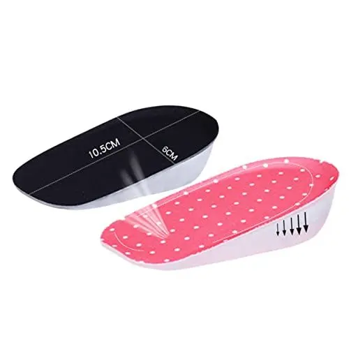 Produktbild: MOLUCKFU Einlegesohlen Zur Erhöhung Der Körpergröße Atmungsaktiv Rutschfest Für Schuhe Unisex 2,5 Cm