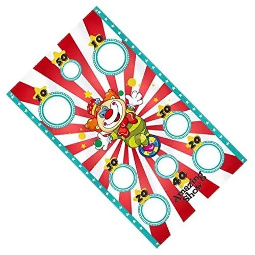 Produktbild: MOLUCKFU Sandsack Werfen Karnevalsball-wurfspiel Karnevalsparty-wurfspielzeug Karneval Wirft Spielfahnen Zirkus-wurfspiel-Banner Zirkus-sitzsackspiel Sitzsack-wurfspiel Karnevalsball Werfen