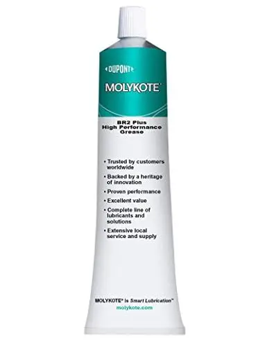 Produktbild: Molykote Hochleistungsfett Kugellagerfett Festschmierstoff BR2 Plus 100g für Metall Kugellager