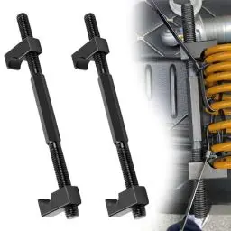 Produktbild: momgyaamz Federspanner Motorrad, Stoßdämpfer Werkzeug Universeller, Spezialwerkzeug für Motorrad, Federspanner Heavy, Tuning, Tieferlegung Brake, Coil und Federbein, Spring Compressor 225mm, 2 Stück