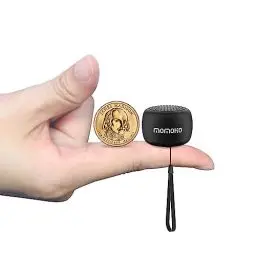 Produktbild: Momoho Mini Bluetooth Lautsprecher，Musikbox Bluetooth Klein-Tragbarer Kleine Soundcore Lautsprecher BTS0011 für Innenräume, Außenseiter und Reisen (Schwarz)