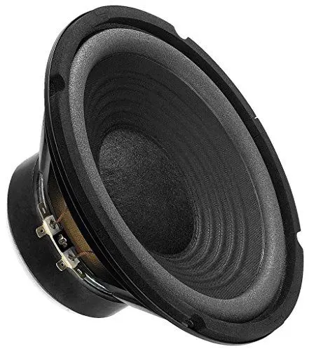 Produktbild: MONACOR SP-202E Hi-Fi Tiefmitteltöner, kompaktes Bass-Chassis in voller Zweiwege-Tauglichkeit bietet ausgezeichnete Klangqualität, Speaker für den Selbsteinbau, in Schwarz