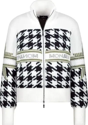 Produktbild: MONARI Strickjacke Off-White Gemustert - 38