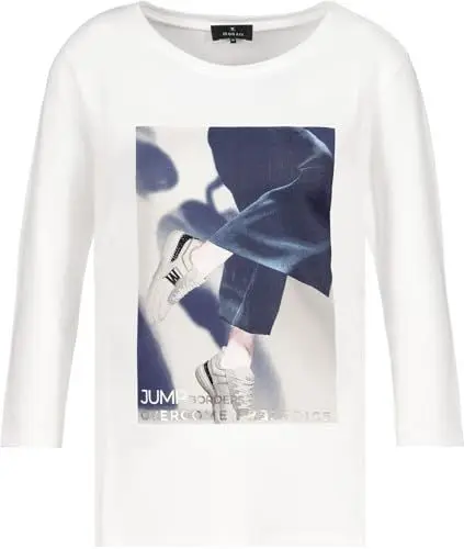 Produktbild: MONARI - Damen Langarm Shirt (808061), Größe:40, Farbe:Off-White (102)