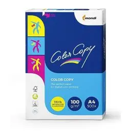 Produktbild: Mondi Farbkopierpapier/2381010051 DIN A4 weiß geriest 100g/qm Inh.500