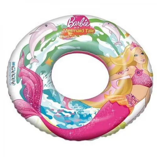 Produktbild: Mondo Toys - BARBIE Swim Ring - Aufblasbarer Schwimmring - Schwimmring - ideal für Jungen / Mädchen - verwendbar im Schwimmbad / Meer - 16213