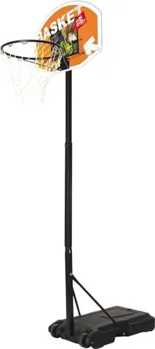 Produktbild: Mondo Toys - Basket Junior - Basketballkorb mit mobiler Basketballanlage Säule | hohe Stabilität | Höhenverstellbar von 165 bis 205 cm - 18294