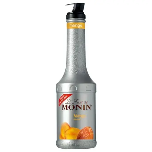 Produktbild: Monin FruchtPüree Mix Mango (1 x 1,0l) - Vielfältige Anwendungen in Cocktails und Smoothies - Natürlich und Praktisch für das ganze Jahr
