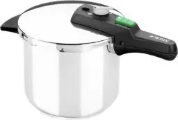 Produktbild: Monix Quick - Schnellkochtopf mit 6 Litern Fassungsvermögen, Durchmesser 22 cm, aus Edelstahl, mit dreifachem Sicherheitssystem und 2 Druckstufen, für alle Herdarten geeignet