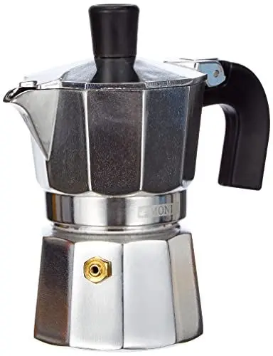 Produktbild: Monix Vitro Express | 1-Tassen-Kaffeemaschine aus Aluminium, für alle Herdarten außer Induktion geeignet