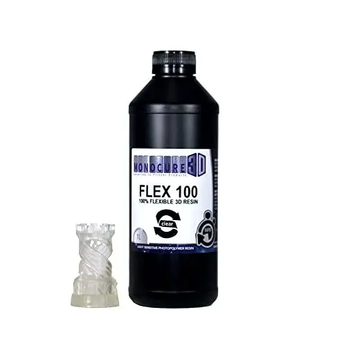 Produktbild: Monocure 3D 3DFR-3781C-01B Rapid FLEX100 Resin, 1l, Klar