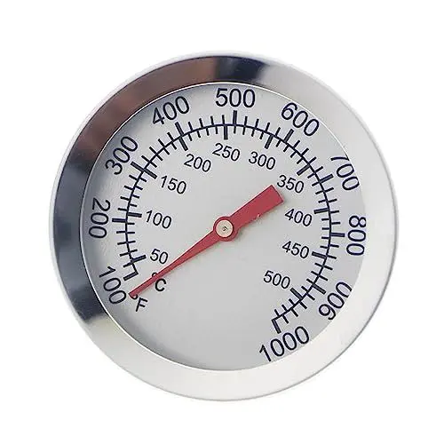 Produktbild: MONOJLY Thermometer BBQ Thermometer Outdoor Barbecue Smoker Grill Edelstahl Grillthermometer BBQ Temperaturmessgeräte für Charbroil