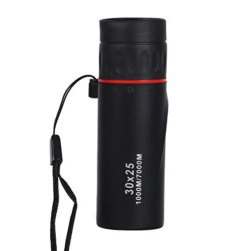 Produktbild: Monokulares Teleskop, 30x25 Optisches Monokular für Erwachsene, 7X Tragbares Wasserdichtes Monokular mit, Kompaktes Handgehaltenes Taschenteleskop mit Handschlaufe für die