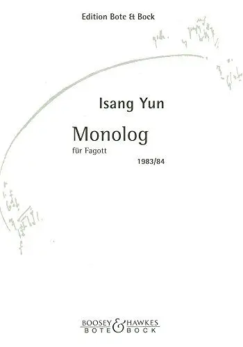 Produktbild: Monolog: Fagott.