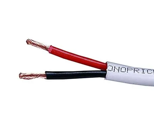 Produktbild: Monoprice 102821 76.20 Meters 14 AWG, CL2 bewerteten 2-Leiter aus sauerstofffreiem Kupfer Lautsprecherkabel (Bare Pure