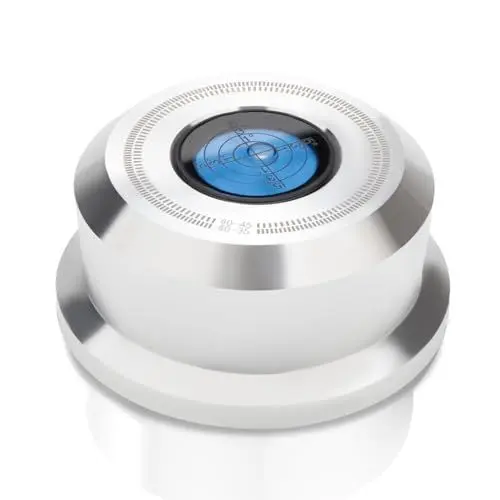 Produktbild: Monosaudio Schallplatte Gewicht 320G 60Hz Silber Vinyl Schallplatte Disc Stabilisator Plattenspieler Level Aluminium Vinyl Klemme Phono Gewicht LP Schallplatte Puck für Phonograph Plattenspieler