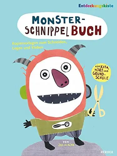 Produktbild: Monster-Schnippelbuch: Kopiervorlagen zum Schneiden, Legen und Kleben