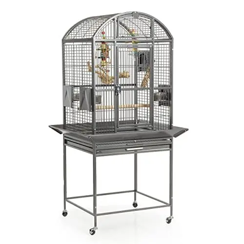 Produktbild: Montana Cages | Käfig, Voliere Finca Dome mit Rundbogendach - Antik der Vogelkäfig für Sittiche & Papageien