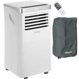 Produktbild: Monzana® lokale Klimaanlage MZKA1000 9000BTU 4in1 WiFi App 2700W Fernbedienung Abluftschlauch Schlafmodus mobil Klimagerät Luftkühler Air Conditioner