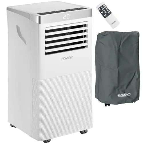 Produktbild: Monzana® lokale Klimaanlage MZKA1000 9000BTU 4in1 WiFi App 2700W Fernbedienung Abluftschlauch Schlafmodus mobil Klimagerät Luftkühler Air Conditioner