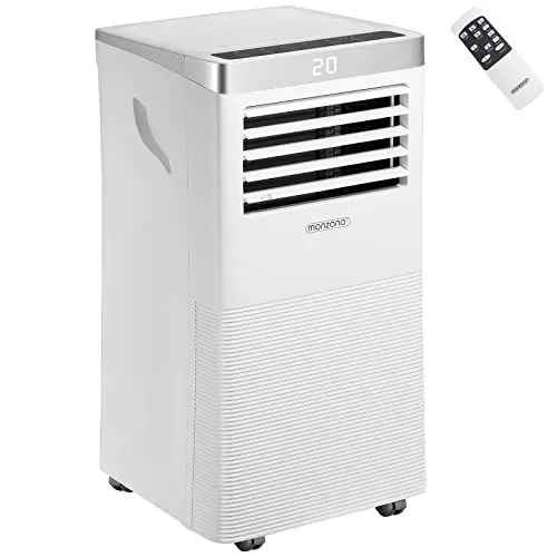 Produktbild: Monzana® Mobile Klimaanlage MZKA780 7000 BTU 3in1 Fernbedienung 2100W Abluftschlauch Timer Schlafmodus Klimagerät Luftentfeuchter Air Conditioner