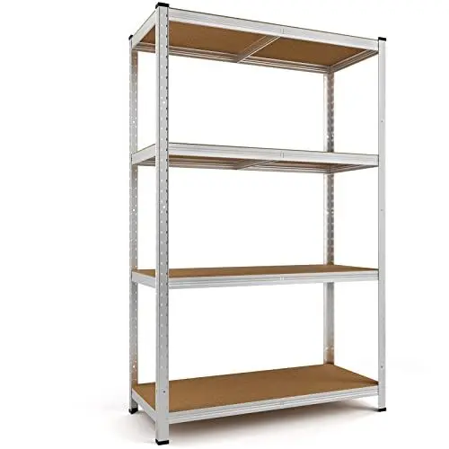 Produktbild: Monzana® Schwerlastregal 170x75x30cm 280kg 4 MDF-Platten Regal Lagerregal Kellerregal Steckregal Werkstattregal