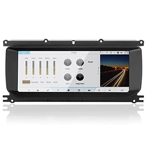 Produktbild: MOOKAKA Android 10.0 Autoradio 1 DIN GPS-Navigation für Land Rover Evoque L538 2011-2018 Autoradio Multimedia-Player Bluetooth IPS-Display mit Carplay, WLAN, DSP, HDMI, RDS (8+128G)