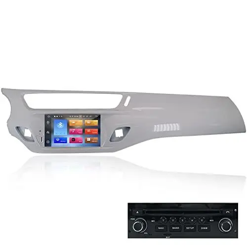 Produktbild: MOOKAKA Android 11 Autoradio 2 din GPS Navigation Kopfeinheit für Citroen C3 DS3 2010-2016 Multimedia Player Auto Stereo Receiver 7 Zoll HD 1080P IPS Touchscreen mit Carplay DSP RDS WiFi（PX5,4+64GB