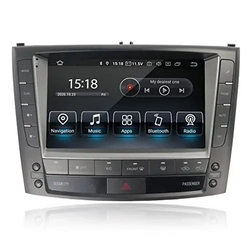 Produktbild: MOOKAKA Android Autoradio 2 din GPS Navigation Kopfeinheit für Lexus IS250 IS300 IS200 IS220 IS350 2005-2012 Multimedia Player Stereo Empfänger Carplay DSP AHD 10 Zoll IPS Touchscreen（4+64GB）