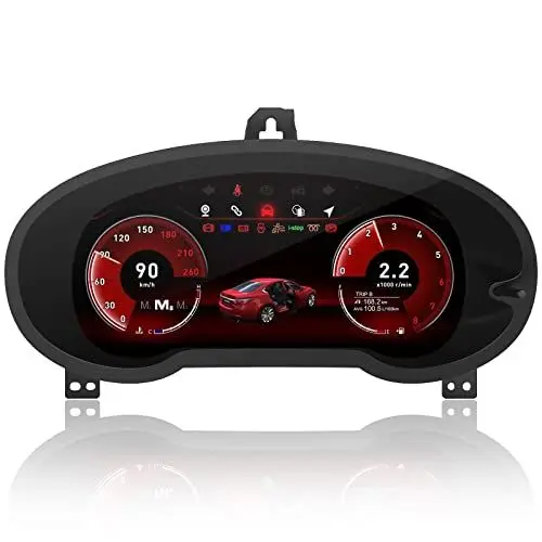Produktbild: MOOKAKA für Mazda CX-4 2016-2021 LCD Dashboard Player Digitales Kombiinstrument Panel Multifunktions Tachometer Kopfeinheit Auto Multimedia Player 12.3 Zoll HD 1080P Bildschirm