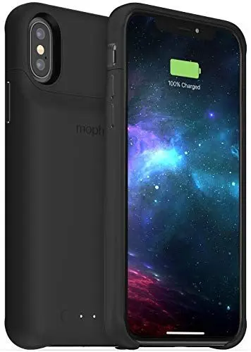 Produktbild: mophie Juice Pack Kabellose Ladehülle für iPhone XS schwarz