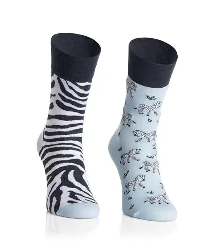 Produktbild: More Bunte Lustige Socken mit Motiv für Herren und Damen - Lustige, Mehrfarbige, Verrückte Unisex Socken - Crazy Pattern Socken - 1 Paar