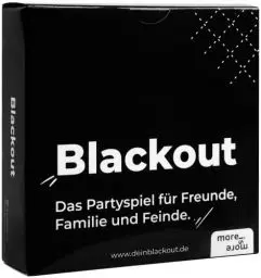 Produktbild: More is More Blackout - das Partyspiel für Freunde, Familie und Feinde - Perfekt für jeden Spieleabend mit Freunden - Kartenspiel für JGA