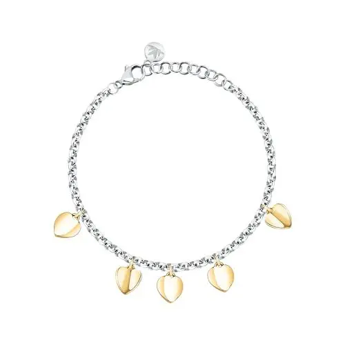 Produktbild: MORELLATO Damen-Stahlarmband, Pailletten, Herzkollektion – SAWW04