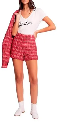 Produktbild: Morgan Gerade Tweed-Shorts Multico 42
