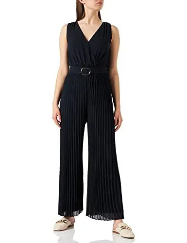 Produktbild: Morgan Lockerer Jumpsuit mit plissierten Beinen Marine 42
