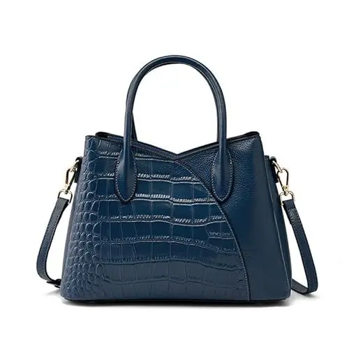 Produktbild: MOSAMHUA Frauen Top Handle Tasche Leder große Kapazität Schulter Umhängetasche Mode Damen Tote Handtasche Messenger Bag für Arbeit Einkaufen Reisen