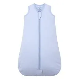 Produktbild: Mosebears Baby Schlafsack Winter 2.5 Tog,100% Baumwolle Baby Winterschlafsack für Babys 0-24 Monate(Blue Fog,6-12 Monate)