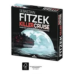 Produktbild: moses. 90358 Sebastian Fitzek Killercruise | Der Nachfolger vom Safehouse Spiele Klassiker | In Anlehnung an Passagier 23 | Ein Gesellschaftsspiel von Marco Teubner, White
