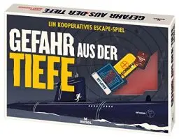 Produktbild: moses. Gefahr aus der Tiefe – EIN kooperatives Escape-Spiel, Escape-Spaß in beklemmender Atmosphäre, Exit Game für fortgeschrittene Geheimagenten ab 14 Jahre