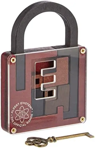 Produktbild: moses. 92105 Albert Einsteins Gedankenschloss | Professor Puzzle Geduldspiel aus Holz