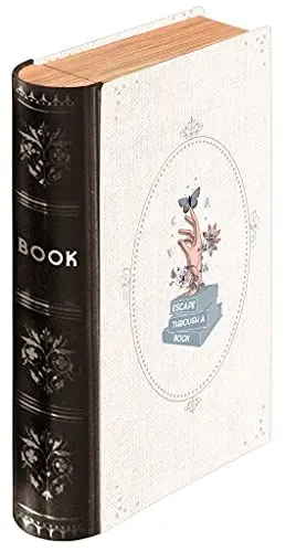 Produktbild: moses. Buchbox Escape, Aufbewahrungsbox aus Blech in Buchform, für Geldgeschenke und Gutscheine 83362 15,5 cm x 10,3 cm