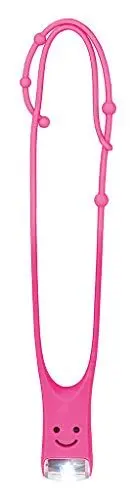 Produktbild: moses. Lese Buddy - Das Leselicht für Kinder | Multifunktionale Leselampe in Pink | Taschenlampe zum Umhängen, Silikon,