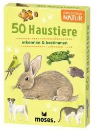 Produktbild: moses. Verlag GmbH 9792 Natur: 50 Haustiere: erkennen & bestimmen (Expedition Natur), Yellow