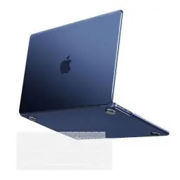 Produktbild: MOSISO Hülle Kompatibel mit MacBook Air 13 Zoll M4 M3 M2 A3240/3113/2681 2022-2025,Hartschale Hülle für MacBook Air 13,6 Zoll Ultradünn Schlank Natürlich Original Farbe&Tastaturskin,Mitternachtsklar