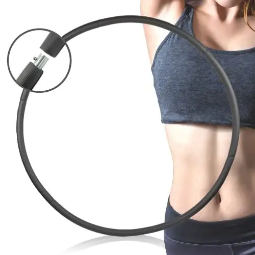 Produktbild: Mosswell Hula Hoop Reifen für Fitness - 1,2kg Gymnastik-Reifen für Erwachsene - Anfängerfreundlich, inkl. Tasche & Anleitung