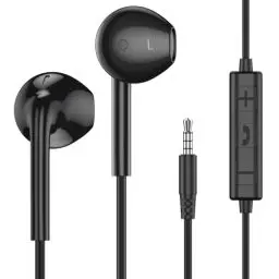 Produktbild: MOSWAG in Ear Kopfhörer, Half in Ear Kopfhörer mit Mikrofon Eingebaute Lautstärkeregelung Geeignet für IPad, Android, MP3, Samsung Die meisten 3.5mm Audio Geräte