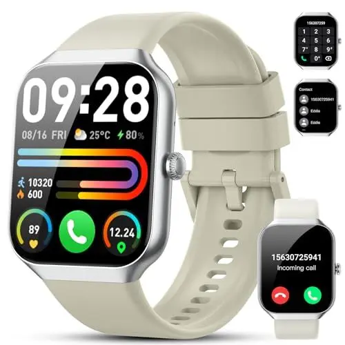 Produktbild: Motast Smartwatch mit Telefonfunktion, 1,96