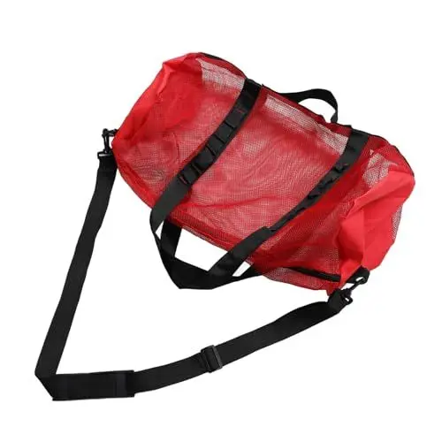 Produktbild: MOTHNUR Große Mesh Strandtasche Robuste Badetasche mit Großer Kapazität für Urlaub Strand und Outdoor Aktivitäten Leichte Handtasche mit Praktischem Tragegriff